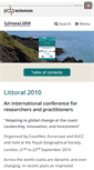 Mobile Screenshot of coastnet-littoral2010.edpsciences.org